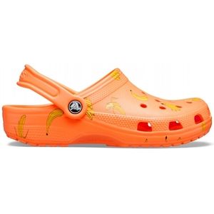 Crocs Classic Vacay Vibes Clog orange banana print